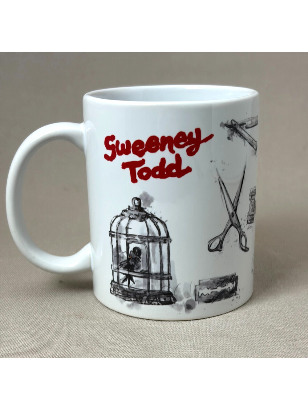 Sweeney Todd Broadway Musical Coffee Mug Sondheim Demon Barber Tea Cup 11oz